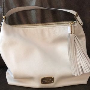Michael Kors white handbag